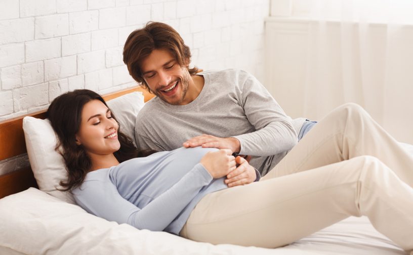 وضعيات للحامل بالشهر الثامن