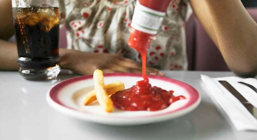 Ketchup, Food, Person