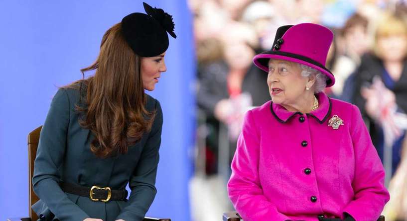 الملكة اليزابيت منزعجة من كيت ميدلتون