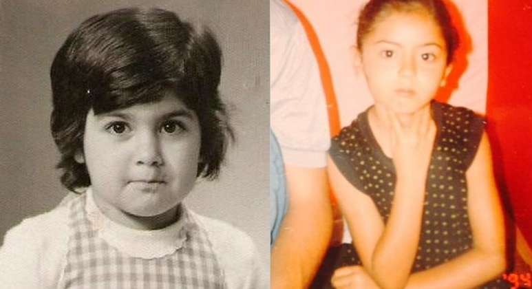 إختبار التعرف على النجمات من صورهن في مرحلة الطفولة