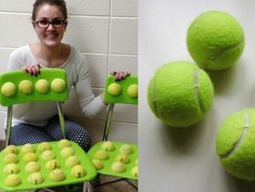 لهذا السبب وضعت كرات التنس على مقاعد التلاميذ!