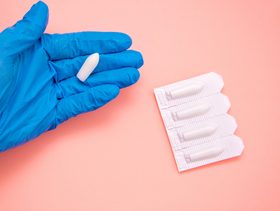 التحاميل المهبليه وقت التبويض