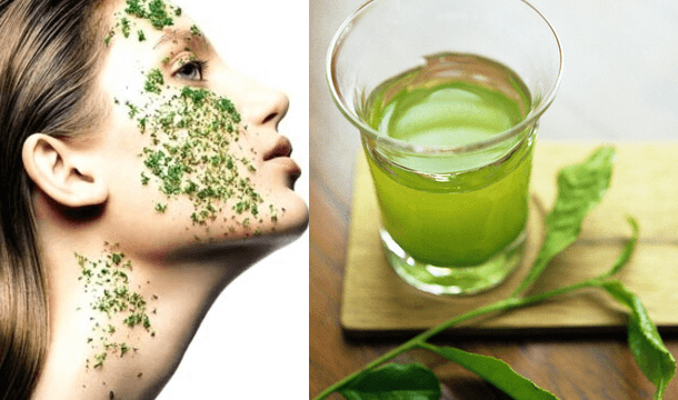 الشاي الاخضر صديق جمالك