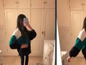 صورة سيلفي لشابة في المرآة تخلق جدل كبير