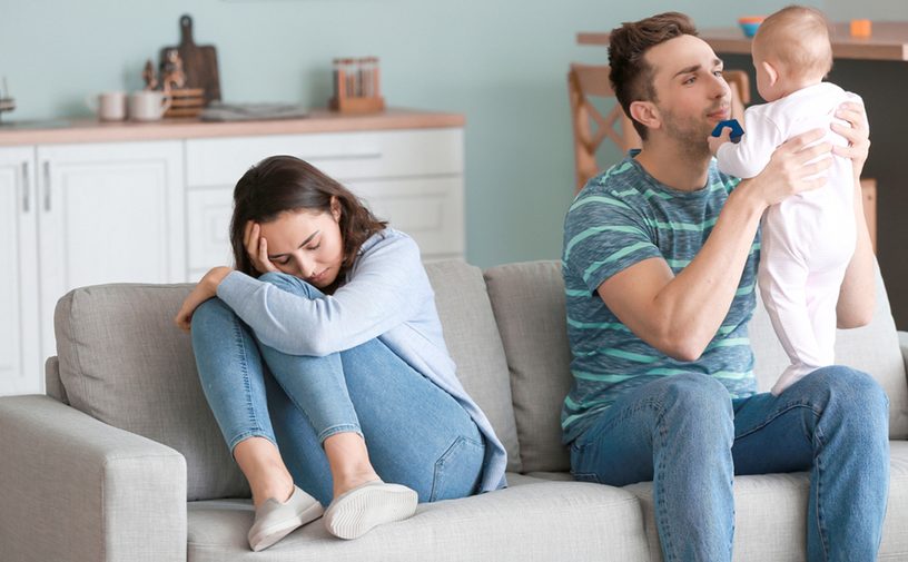 Couch, Furniture, Person